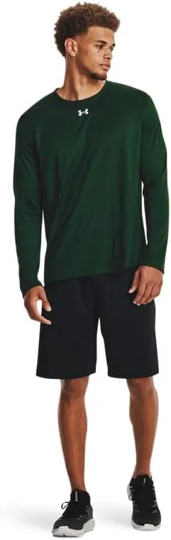 Under Armour Men's Team Tech Loose White/Grey Long Sleeve Shirt