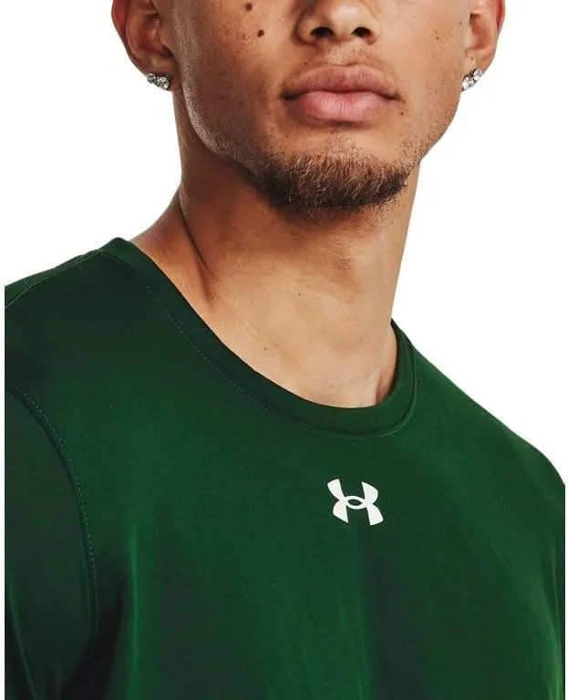 Under Armour Men's Team Tech Loose White/Grey Long Sleeve Shirt