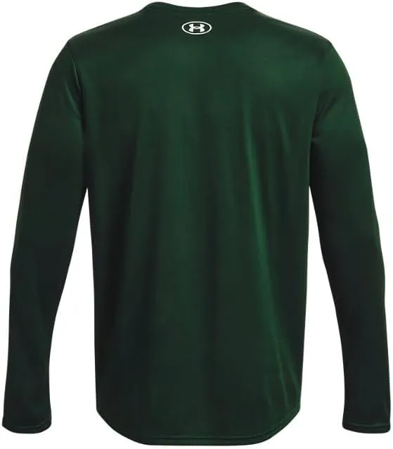 Under Armour Men's Team Tech Loose White/Grey Long Sleeve Shirt