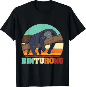 Vintage Binturong Animal Lover Sunset T-Shirt