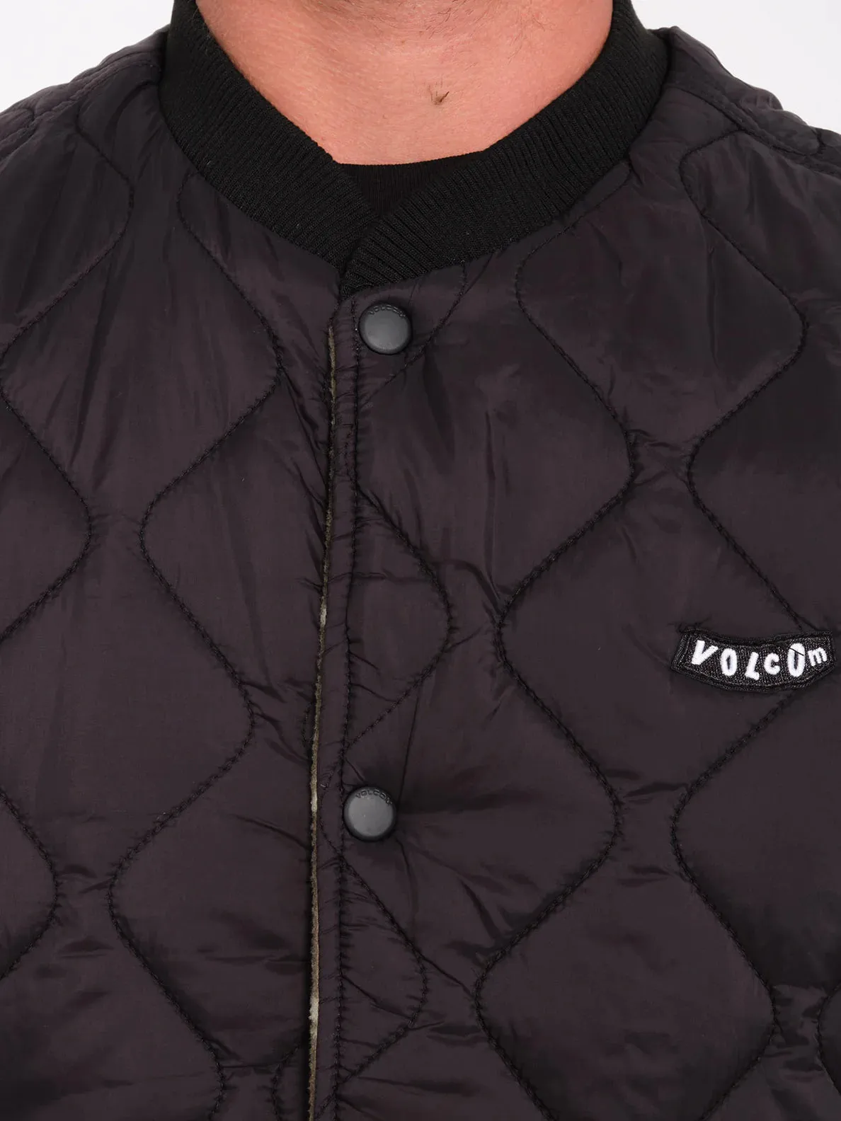 Volcom Men's Bowered Vest (Reversible) Jacket Wintermoss A1832402_WMS