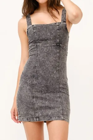 Wash Denim Mini Dress