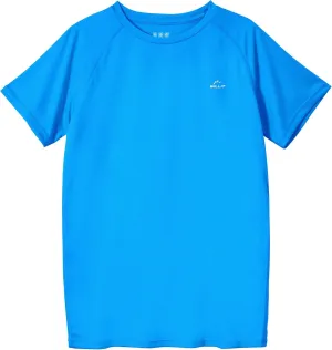Willit Boy's Rash Guard Swim Shirts Short Sleeve UPF 50  Sun Protection Shirt Youth SPF Fishing Quick Dry Shirt