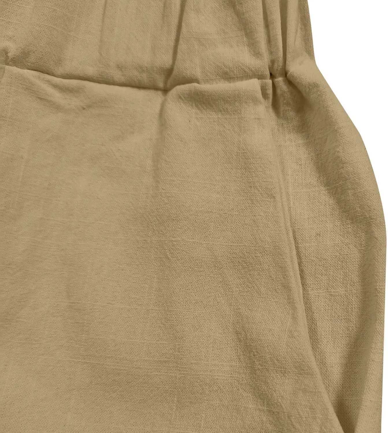 Women Capri Pants Casual Drawstring Elastic High Waist Baggy Wide Leg Cropped Pants Trousers for Ladies Summer Slacks