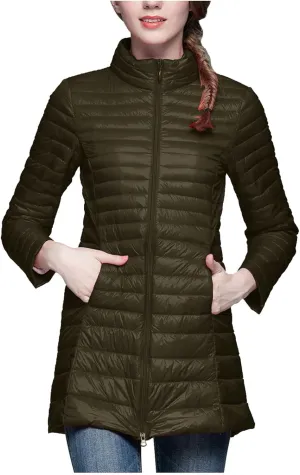 Women Thicken Fleece Lined Padded Jacket Warmth Tops Skimpy Padded Coat Quilted Jackets Plus Size 2024 Heated Jacket with Hood Mid Length Trendy Slimming Fuzzy for Women Puffer Coat Warm