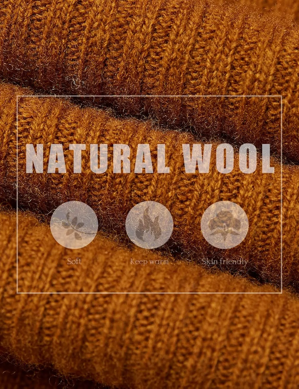 Women's 100% Merino Wool Sweater 2025 Fall Winter Polo Neck Long Sleeve Warm Soft Knit Pulover Sweater