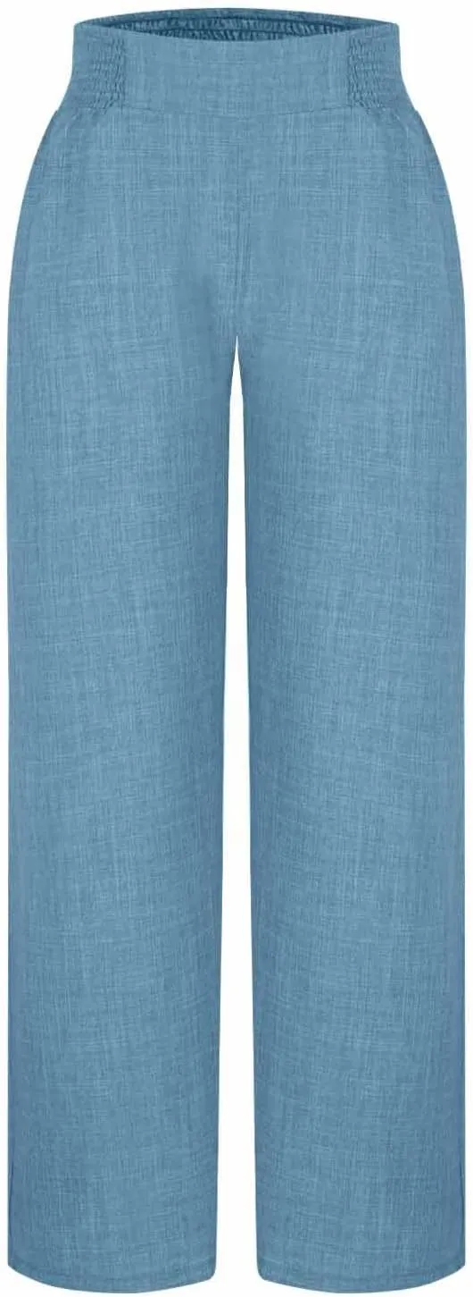Womens Petite Wide Leg Pants Casual Summer Dress Pant High Waist Straight Trousers Joggers Slacks Outfits with Pockets