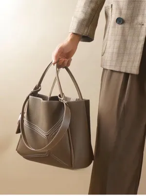 Women's Versatile Commuting Shoulder Crossbody Bag Fashion Totes Hobo Handbag Bucket Bag Large Capacity Casual Stylish