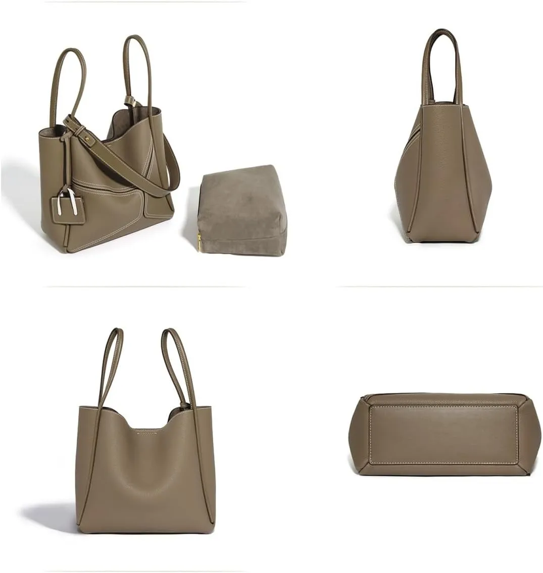 Women's Versatile Commuting Shoulder Crossbody Bag Fashion Totes Hobo Handbag Bucket Bag Large Capacity Casual Stylish