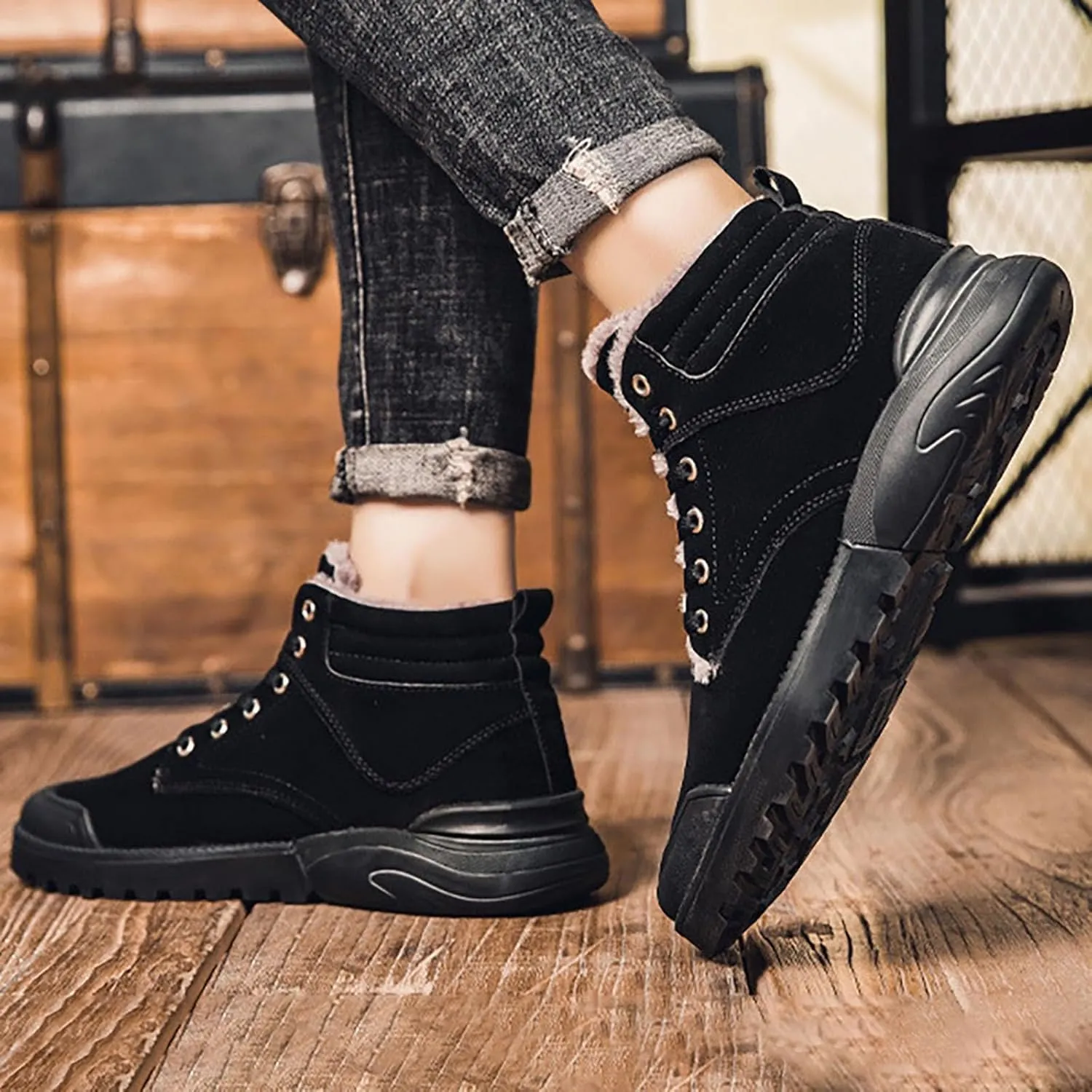 Work Boots for Men Waterproof Hiking Sneakers Ankle Ladies Safety Toe Shoes for Women Composite Toe Winter Outdoor Botas Waterproof Non Slip Hike Grounded Footwear