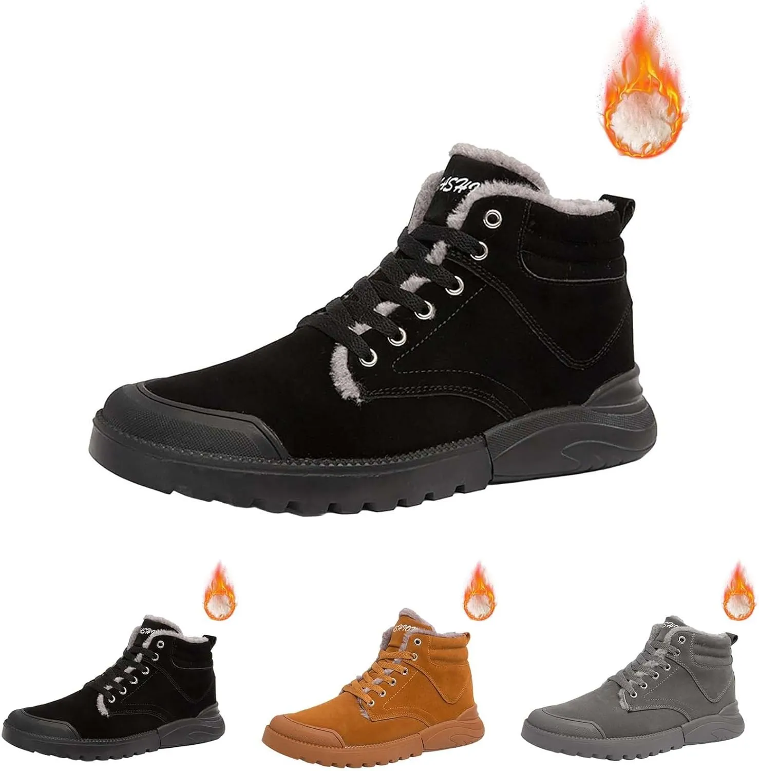 Work Boots for Men Waterproof Hiking Sneakers Ankle Ladies Safety Toe Shoes for Women Composite Toe Winter Outdoor Botas Waterproof Non Slip Hike Grounded Footwear