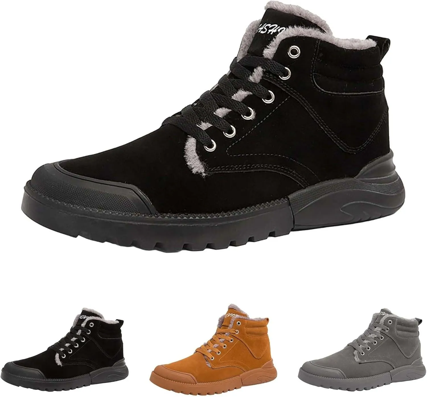 Work Boots for Men Waterproof Hiking Sneakers Ankle Ladies Safety Toe Shoes for Women Composite Toe Winter Outdoor Botas Waterproof Non Slip Hike Grounded Footwear